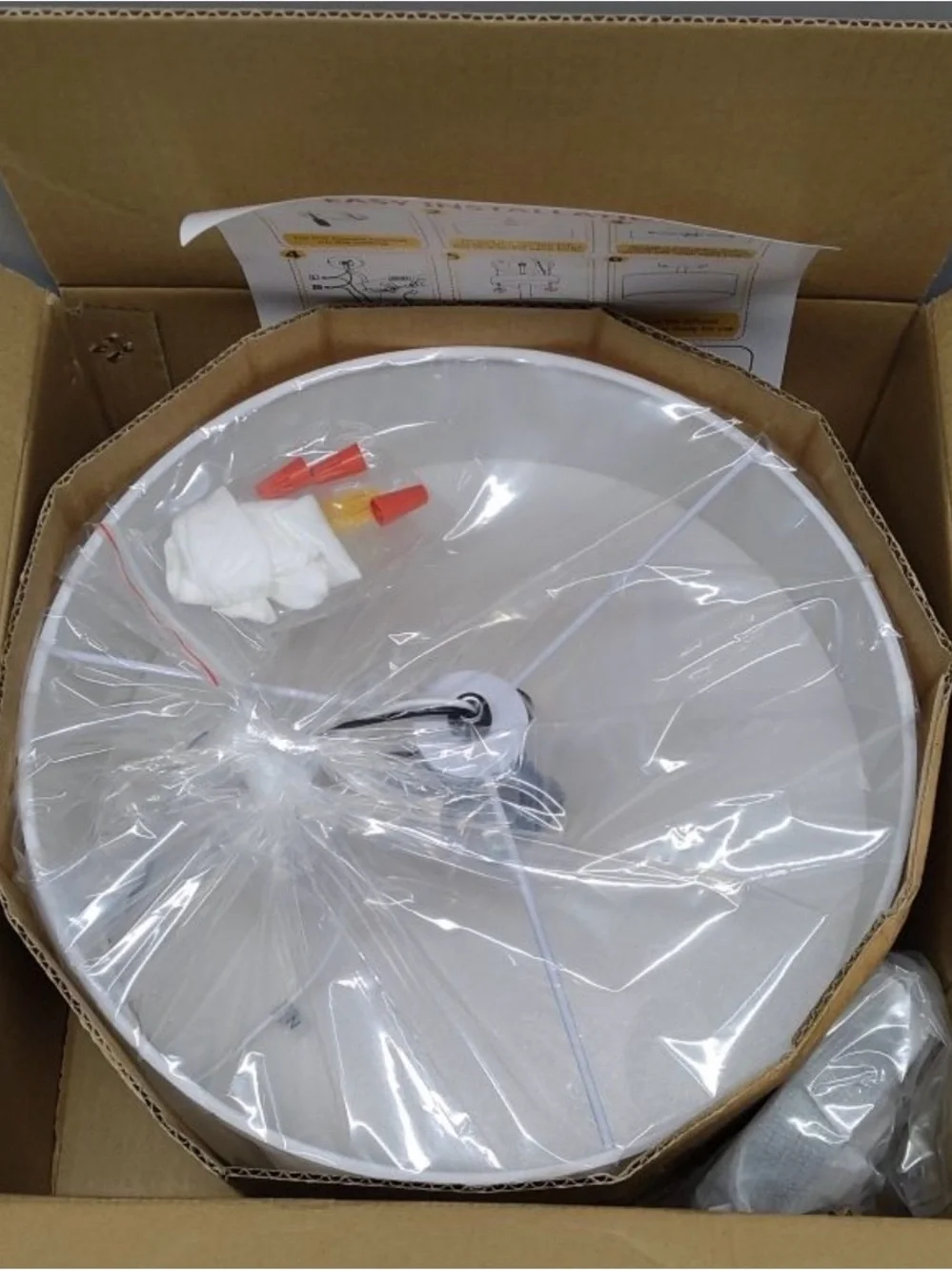 New Bargeni Semi Flush Mount Ceiling Light, 13 inch Modern 3-Light